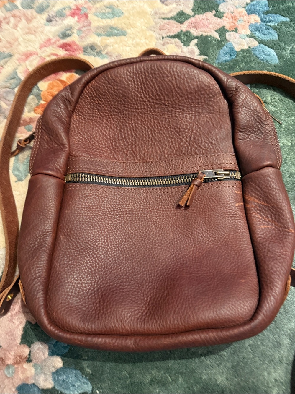 Go forth goods dark saddle backpack